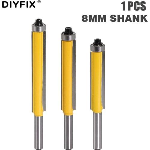 DIYFIX Russia 8-handle extension with bearing trimming knife woodworking milling cutter trimming machine head line Hand Tool