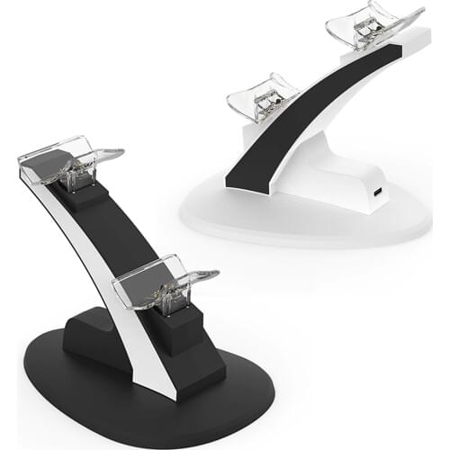 Game Controller Handle Dual Charger Dock for Sony PS5 Wireless Charging Power Cradle Desktop Stand Station for SONY Playstation5