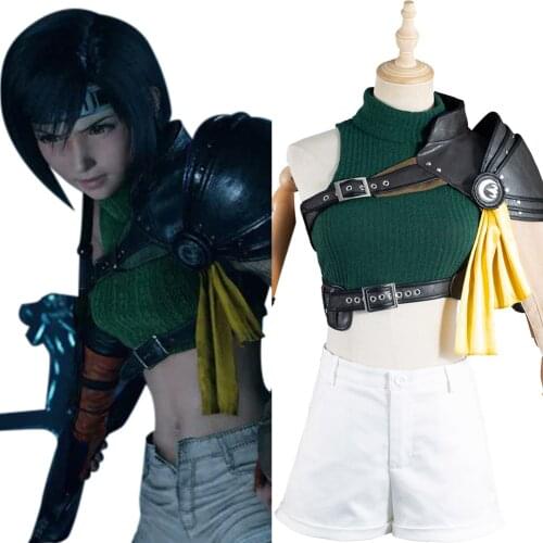 Final Fantasy VII: Remake Intergrade FF7 Yuffie Kisaragi Cosplay Costume Outfits Halloween Carnival Suit