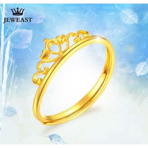 XXX 24K Pure Gold Ring Real AU 999 Solid Gold Rings Good Crown Beautiful Upscale Trendy Classic Party Fine Jewelry Hot Sell New