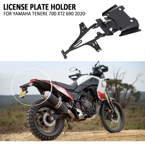 For Yamaha Tenere 700 Tenere700 2020 2021Motorcycle Rear License Number Plate Holder Bracket