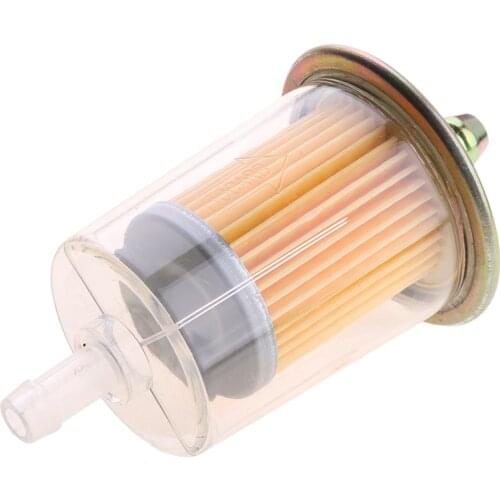MagiDeal Plastic Motorcycle Inline Petrol Diesel Fuel Line Filter 9mm