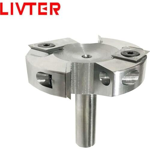 LIVTER mini insert spoilboard surfacing rebbeting flycutter slav leveler surface planer 1/2 D x 1/2 inch SHHK router bit