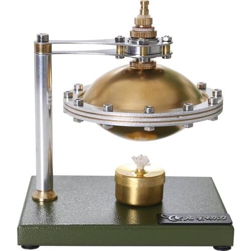Hot Air Stirling Engine Motor Model DIY Unassembled Steam Flying Saucer Full Metal Physics Science Experiment Toy Gift for Adult