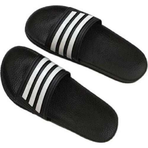 1688 New Style Flip Flops Leisure Womens Slides Flat Bottomed Simple Striped Lovers' Slippers