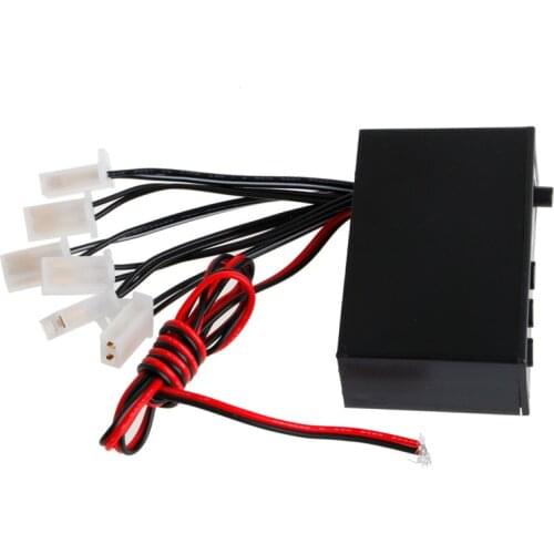 New 6 Ways LED Car Strobe Flash Light Lamp Emergency Flashing Controller Box DC 12V