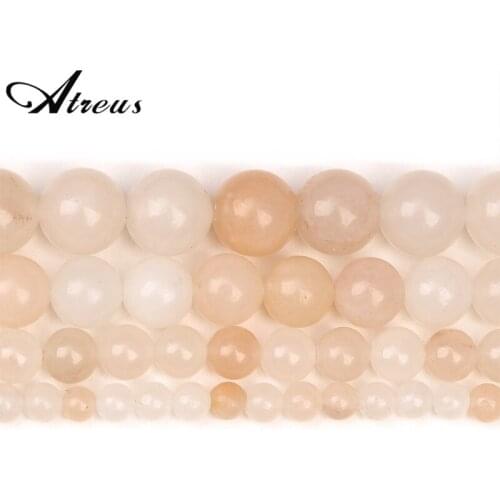 Pink Aventurine New Natural Stone Beads Shiny Round Beads For Jewelry Making 4/6/8/10mm Jadeite DIY Bracelets Necklace