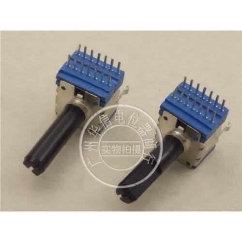Original new 100% RK1411G2 B100K B104 F30 142 type horizontal quadruple potentiometer 14pin handle long 23MMF (SWITCH)