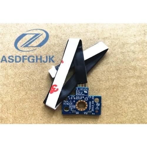 Original para FOR Dell FOR Alienware 17 M17X R1 placa LEVOU placa de luz Indicador LS-9331p 100% Test ok