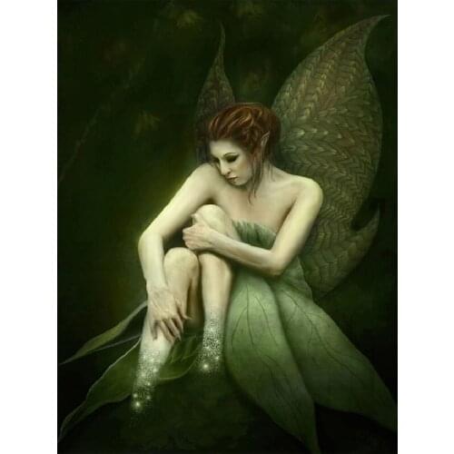 Full Square/round 5D DIY Diamond Painting Fantasy Fairy Fading Away Embroidery Cross Stitch Rhinestone Mosaic Home Decor