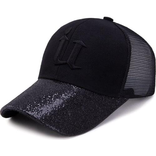 Adjustable Athletic Trucker Baseball Cap Breathable Mesh Back Hat Dad Hat Snap Cap Trendy Embroidery Baseball Cap Sun Visor Hats