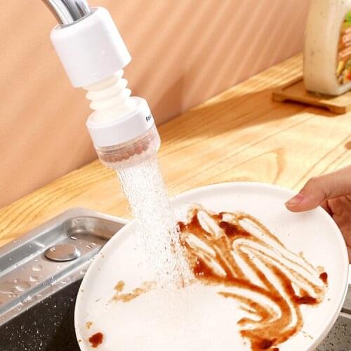 Bathroom Kitchen Accessories 360 Rotatable Adjustable Faucet Extender Shower Water Tap Gadget Water Tap Filter Tap Adapter