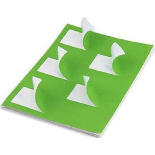 50 Sheet A4 Green Self Adhesive Sticker Label Matte Surface Copier Craft Paper Sheet for Laser Inkjet Printer Paper
