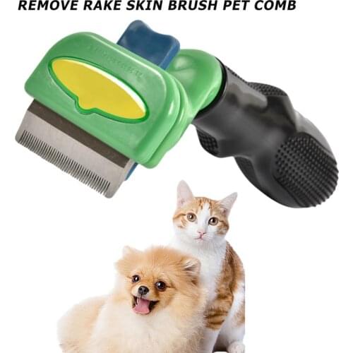 Pet Dog Cat Hair Removal Brush Trimmer Comb Shedding Rake Skin Brushes Fur Grooming Tool