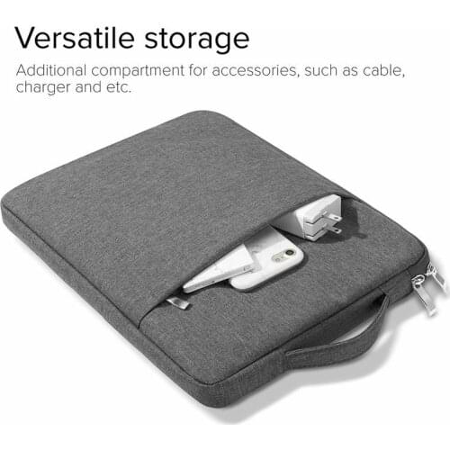 Handbag Case for Apple iPad Air 3rd 10.5" 2019 Tablet Bag Sleeve Case Shockproof Multi Pockets Bags Women Men Double Zipper Case