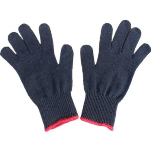 Heat Resistant Glove Hair Styling Tool 1 Pcs For Curling Straight Flat Iron Black heat glove for curling iron