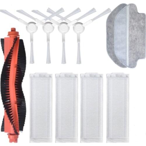 TOP!-for Xiaomi Mijia Mop Pro STYTJ02YM/for VIOMI V2 PRO/V3 Robot Vacuum Cleaner Main/Side Brush Hepa Filter Mop Cloth Parts