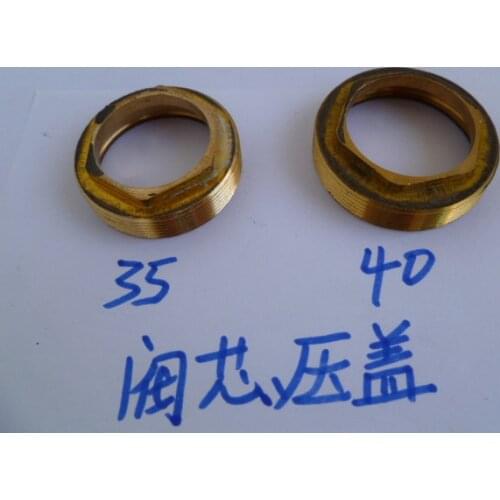 Vidric Faucet valve gland Full copper gland 35 40 spool cap faucet accessories