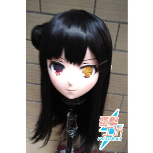 X-KM211)Quality Handmade Female/Girl Resin Japanese Cartoon Character Animego Cosplay Kigurumi Mask Crossdresser