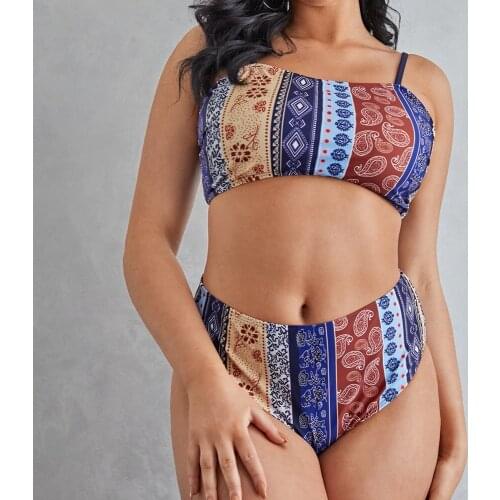 2021 New Plus Size Swimwear，Bikini，Beachwear，Ladies Swimsuit