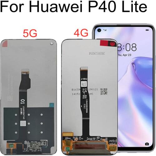 For Huawei P40 Lite 4G JNY-L21A L02A / P40 Lite 5G CDY-NX9A LCD Display Touch Screen Digitizer Assembly Replacement