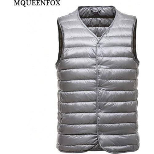 Winter Ultra Light Down Jacket Vest 2019 Harajuku Sliver Women Sleeveless Coat Casual Warm Fashion Female Vest large Size