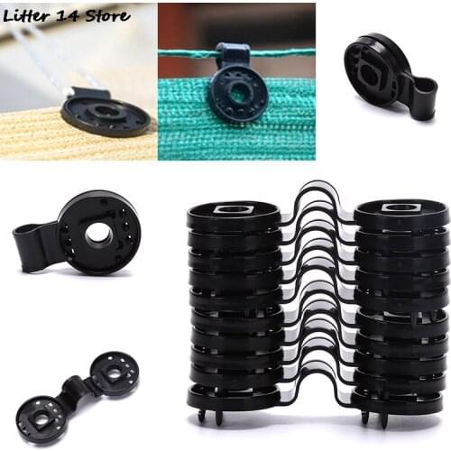 10pcs/Pack Greenhouse Film Clip Agriculture Sun Shade Net Clips Hang Expand Instant Grommet Sunshade Net Fix Clips Tools