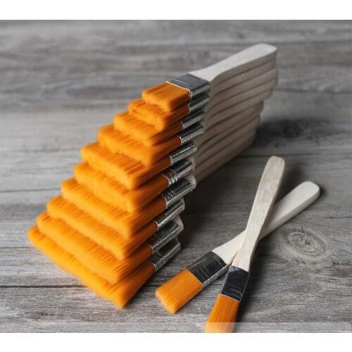 12Pcs/set Wooden Oil Painting Brush Artist Acrylic Watercolor Panit Art Supply Set Top Painting Tools