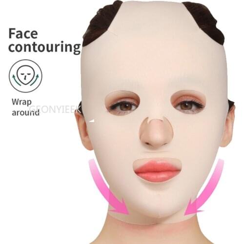 3D Reusable Breathable Beauty Women Anti Wrinkle Slimming Bandage V Shaper Full Face Lift Sleeping Mask