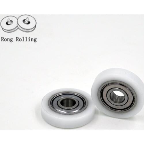 8*28*7 Polyacetal plastic-coated bearing 608zz bore 8mm,pulley diameter 28mm,thickness 7mm,sliding door nylon rollers