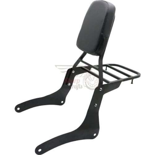 Motorcycle Passenger Backrest Sissy Bar Luggage Rack For Kawasaki Vulcan VN900 VN 900 900 Custom Classic 2006-2017
