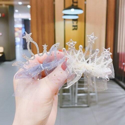 Childrens Crown Headdress Princess Korean Girl Hair Clip Baby Hair Ornament Hair Band Little Girl Hair Clip