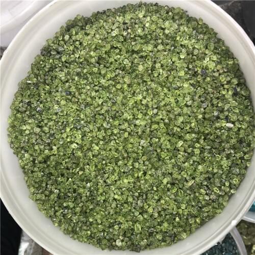 DHX SW wholesale natural peridot crystal olivine green rough raw tumbled gemstone mineral specimen rock quartz August Birthstone
