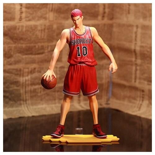 SLAM DUNK Figure Hanamichi Sakuragi Shohoku Basketball Club Figure Rukawa Kaede 25CM PVC Action Figure Doll Toys