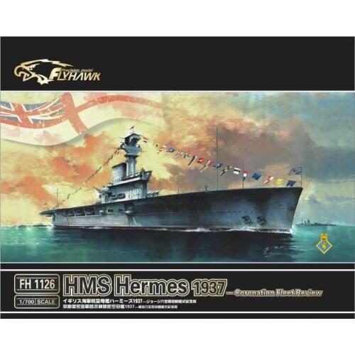 Flyhawk FH1126 1/700 HMS Hermes 1937 - Coronation Fleet Review - Scale model Kit