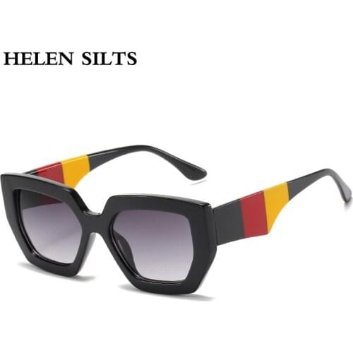 Square Fashion Brand Women Sunglasses Retro Glasses Lady Tinted Color Lens Sun Glasses Female Eyewear Gradient Shades Oculos H22