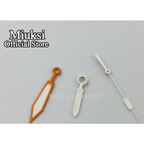 Miuksi green luminous watch hands fit Miyota 8205,8215,821A Mingzhu DG 2813 3804 automatic movement
