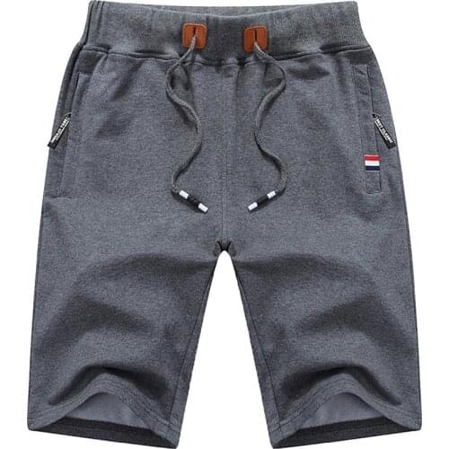 2020 Summer Casual Shorts Men Solid Breathable Elastic Waist Mens Beach Shorts Cotton Male Shorts homme Brand Clothing Size 6XL