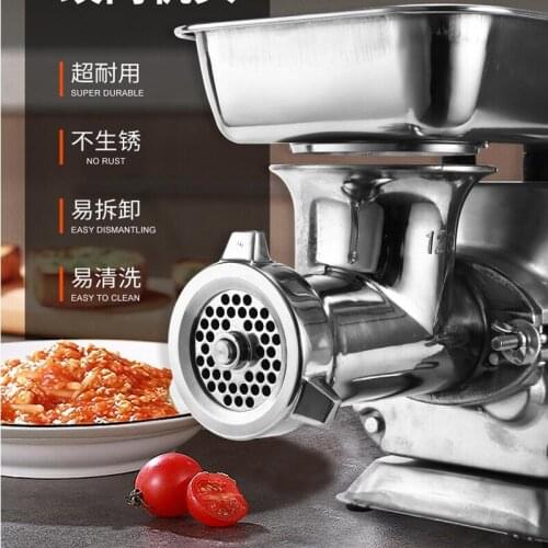 Home Electric Meat Grinder Sausage Stuffer Stainless Steel Mincer Maker Cutter Cutting Machine