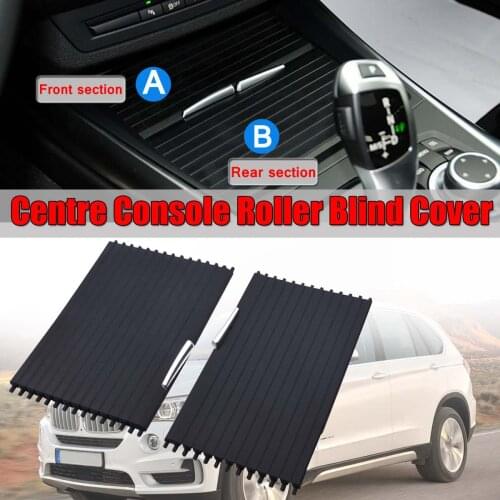 New Car Front/Rear Section Centre Console Cup Holder Roller Blind Cover For BMW X5 X6 E70 E71 2007-2014 51166954943 6954943