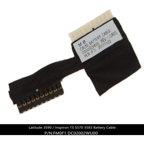 New For Dell Latitude 3590 / Inspiron 15 (5570 / 3583) Battery Cable - FM0F1 0FM0F1 DC02002WU00 w/ 1 Year Warranty
