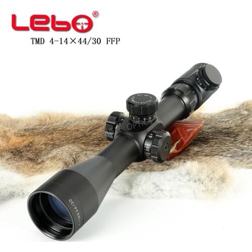 Hunting Scope TMD4-14x44 FFP Riflescope First Focal Plane with ILLUMINATION with Stretch Lock with 11mm or 20mm Riflescope