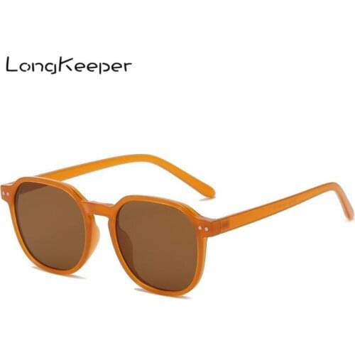 Retro Round Sunglasses Women Men Classic Vintage Small Frame Sun Glasses Ladies Black Yellow Driving Eyeglasses zonnebril dames