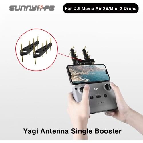 Sunnylife Yagi Antenna Single Booster For DJI Air 2/Mini 2 Remote Control 2.4Ghz/5.8Ghz For DJI Mavic Air 2 Accessories
