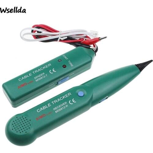 MS6812 Telephone Wire Tracker LAN Network Cable Tester For UTP STP Cat5 Cat6 RJ45 RJ11 Line Finding Testing