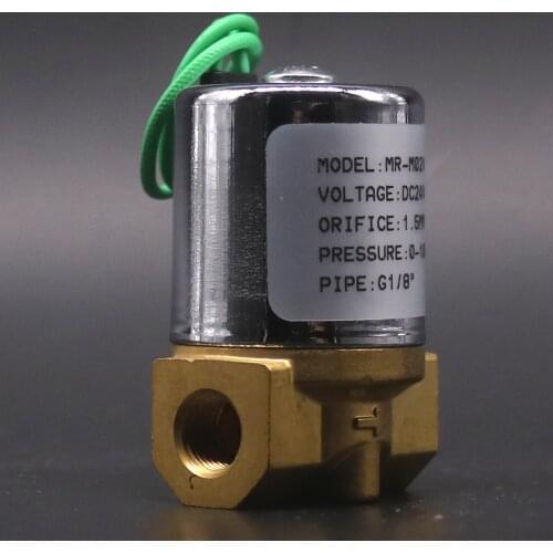 Fuel solenoid valve 12V 24V DC Brass Normally Closed diesel valve Direct-Acting orifice 1.5mm/2.5mm/3mm