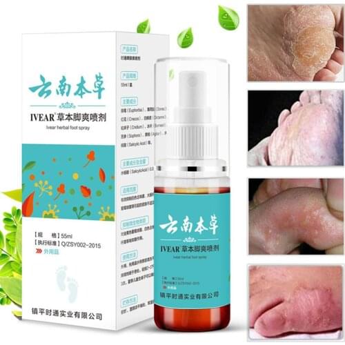 Herbal Anti-fungal Athlete Foot Spray Antibacterial Care Anti-fungi Feet Odor Powder Anti Liquid Spray Sweat Deodorant Foot U7Q7