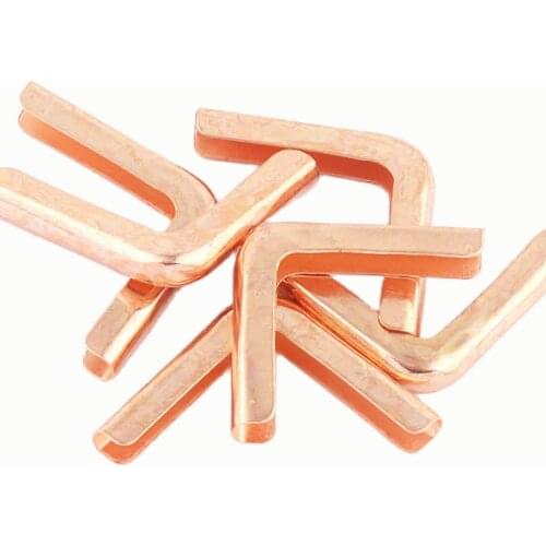 25mm Rose Gold Iron Corner Protection Corners Vintage Box Corner Decorative Wood Corner Bronze Book Corner clip