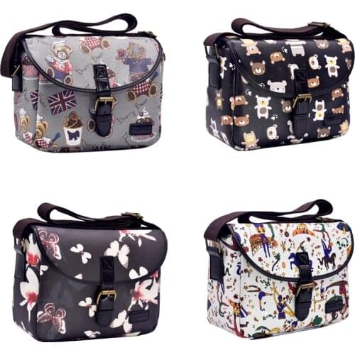 Wennew DSLR Waterproof PU Leather Case Camera Bag for Canon EOS 200D 1500D 1300D 1200D 77D 70D 750D 650D 600D 100D 3000D 4000D