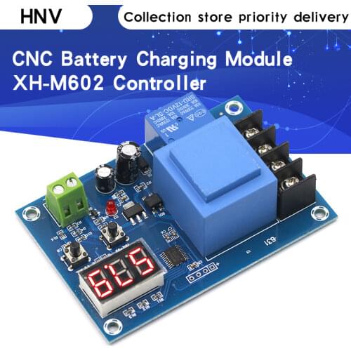 XH-M602 Digital Control Battery Charging Control Module AC 220V Lithium Storage Battery Charger Control Switch Protection Board